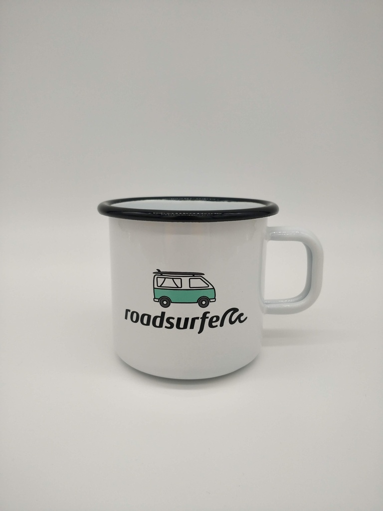 Emaille Tasse roadsurfer - 12er Stiege