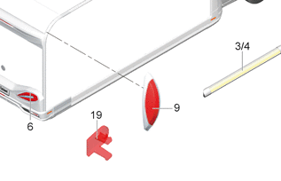  Knaus outline light right