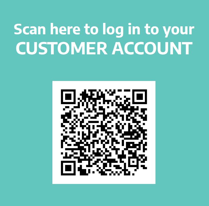 Sticker Customer Account QR-Code