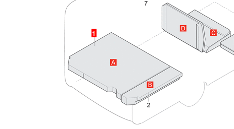 Roadhouse Bürstner mattress rear small part