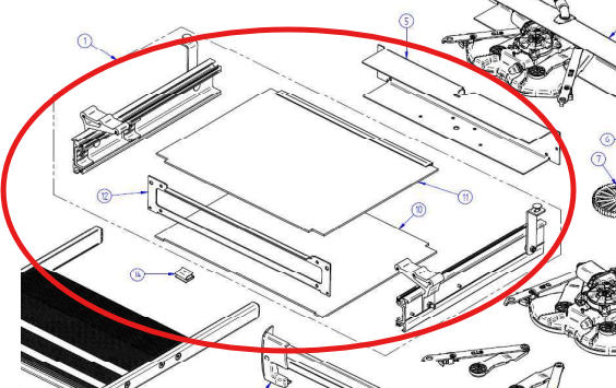 Thule Slideout 700 frame 