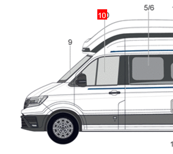 Family Finca Knaus MANBlackout Blinder Cover Driver Side