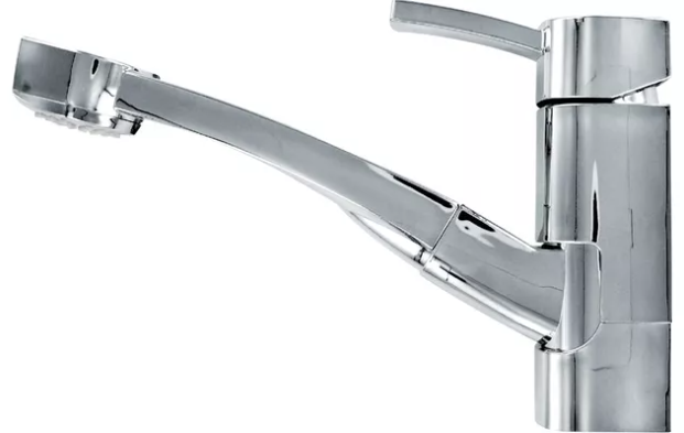 Comet Capri automatic single-lever mixer tap with spray