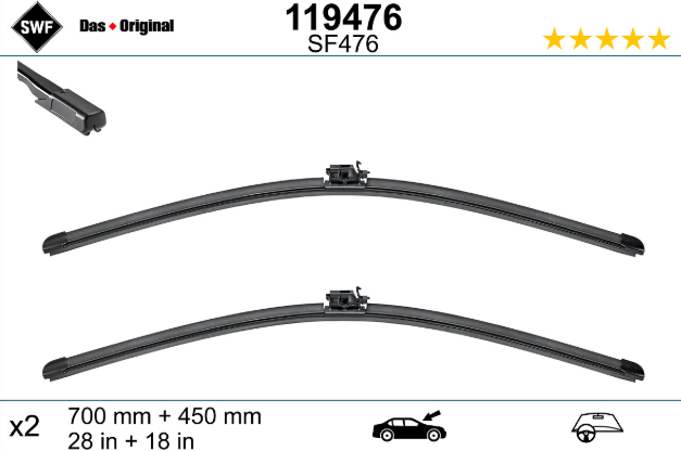 Travel Home front wiper