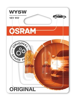 WY5W Glassockel Blinker Birne