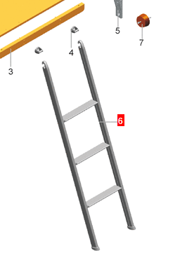  Cozy Cottage Knaus ladder complete