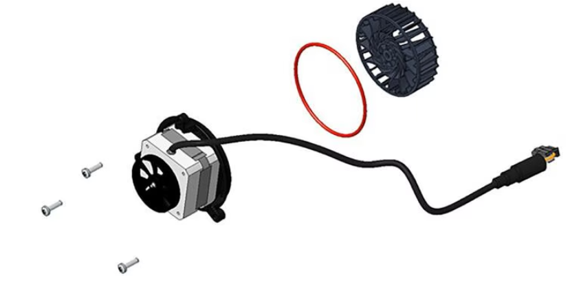 Diesel combi D6 combustion air fan 