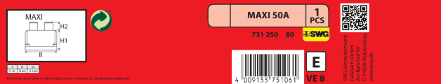 50A Maxi Fuse