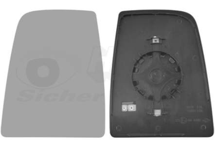 Ford Transit Mirrorglas top left