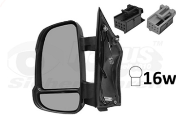 Roadhouse Hymer Mirror complete Driver SIde electric foldable