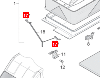 Roadhouse Bürstner Roof Handle