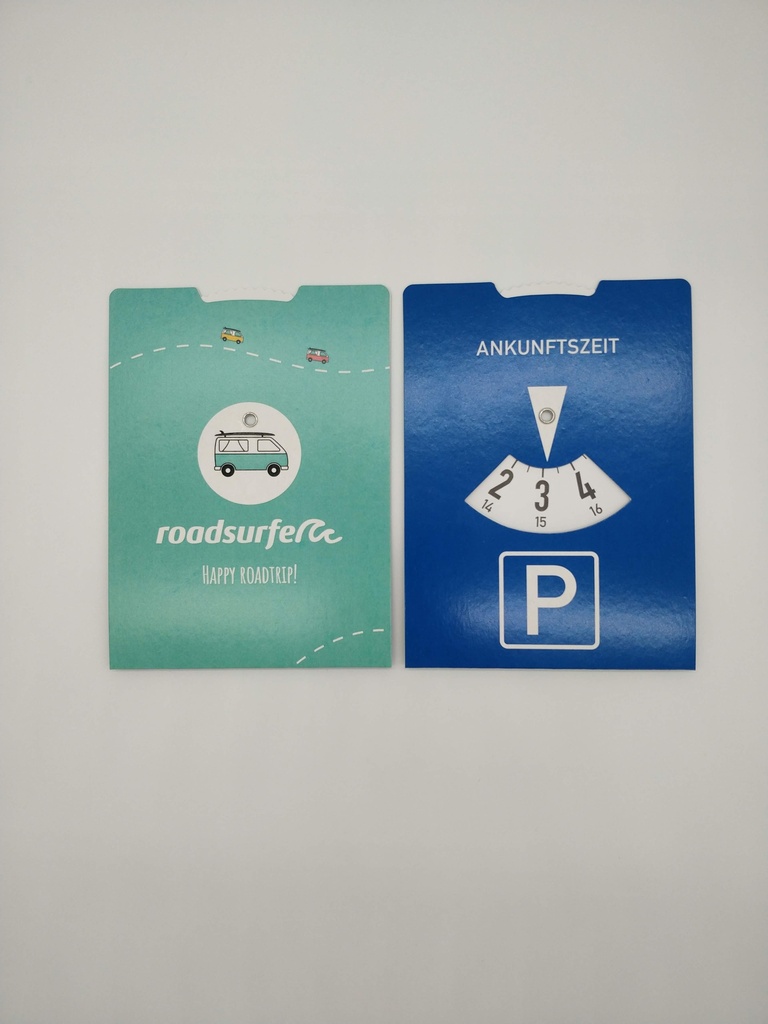 Parking disc roadsurfer