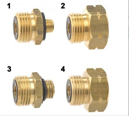 Gasflaschen Adapter Euro Set