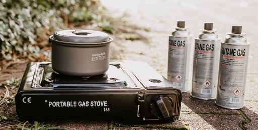 [40270_EI] Portable gas stove Roadsurfer branding