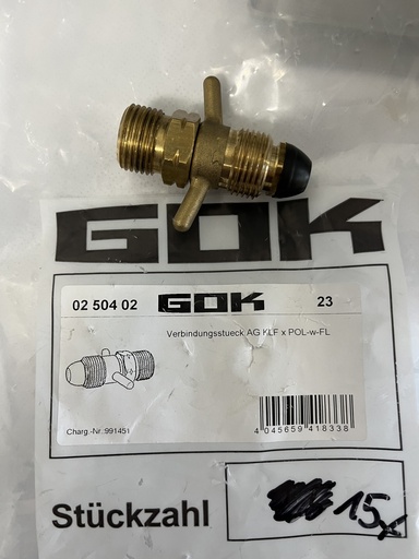 [51630] Gasflaschen Verbindungsstück 10kg SWE