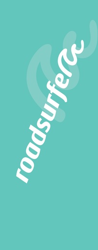 [102851] Beachflag roadsurfer Logo - türkis
