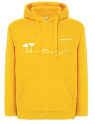 Hoodie Roadsurfer Yellow Unisex