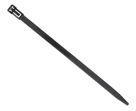 [102450] Kabelbinder wiederöffenbar schwarz 7,5mm x 200mm