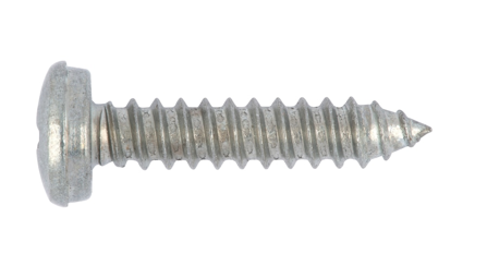 [50180] Galvanised steel number Sign screw 4.8 x 13 
