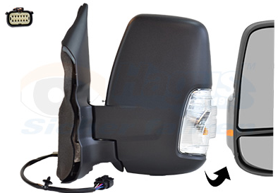 [50201] Mirror complete Ford Transit left