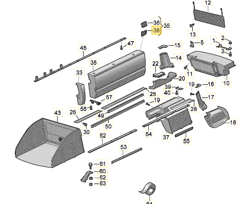 [50359] Family Finca VW Grand California Closing mechansim cabinet down