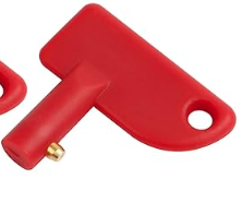 [59887] Battery Switch Key handle red