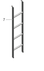 [56431] Family Finca Knaus  Ladder upper bed