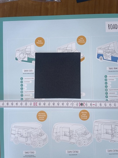 [53322] Roof tent patch 10x10 cm
