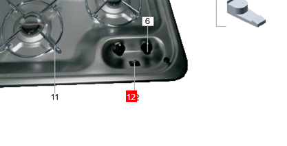 [56545] Roadhouse Knaus  ignition button