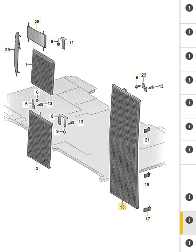 [52230] VW Grand California large fly screen