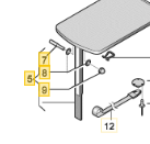 [59841] Surfer Suite/ Beach Hostel VW California table leg