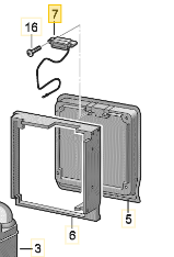 [52309] Family Finca actuator flap toilet cassette