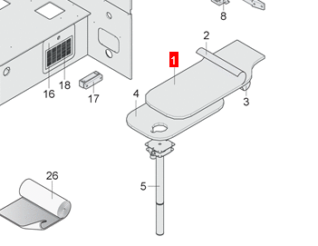 [54887] Bürstner Cozy Cottage  Tisch innen