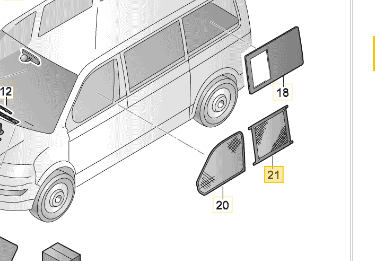 [54912] Surfer Suite/ Beach Hostel VW California Surfer Suite Beach Hostel fly screen net 