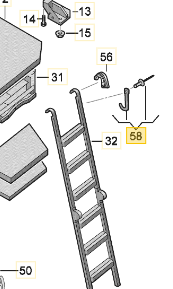[56486] Family Finca VW Grand California  hook ladder
