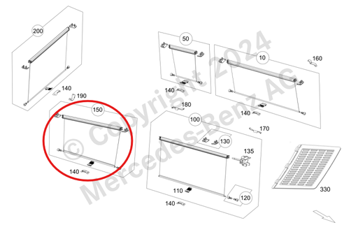 [50231] Marco Polo Travelhome Rollo Verdunkelung hinten rechts