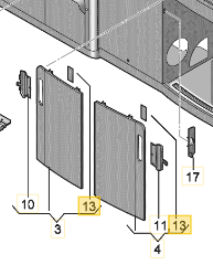 [53021] Surfer Suite/ Beach Hostel VW California mounting set sliding door kitchen 