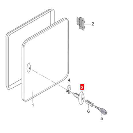 [59124] LMC rotary bolt lock