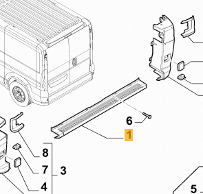 [59873] Roadhouse rear bumper