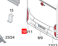 [55645] Camper Castle Bürstner Rear corner left