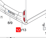 [55555] Camper Castle Bürstner Rear corner right
