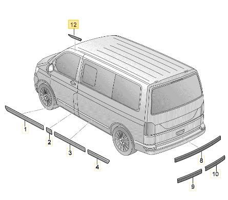 [55409] Surfer Suite/ Beach Hostel VW California Cap Reel Roof left front