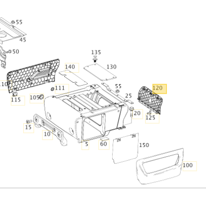 [54433] MB Marco Polo rear seat cover