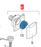 [55099] Camper Castle LMC  water filler neck with cap