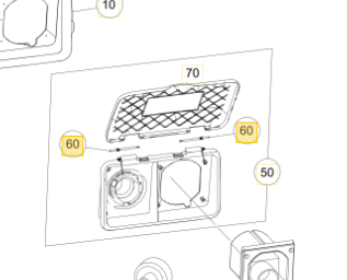 [54337] Marco Polo Travelhome Cover Flap Powerinlet Water inlet
