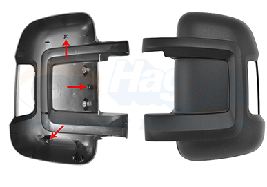 [55438] Roadhouse Spiegel Abdeckung driver side kurz
