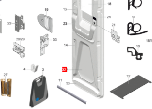 [50914] Camper Castle Knaus Umbrella holder (no14)