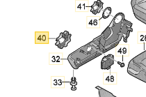 [53728] Beach Hostel/ Surfer Suite VW California Turnbutton Seat Adjustment