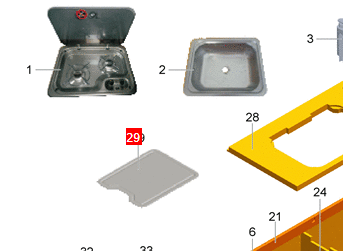 [54080]  Family Finca MAN Cover Sink