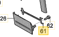 [59453]  Beach Hostel VW Flap Rear seat Mechanism Lead Part